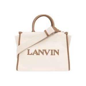 Lanvin ‘Pm’ schoudertas , Beige , Dames , Maat: ONE Size