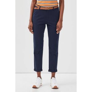 Cache Cache - 7/8 Chinobroek - Donkerblauw - Slim Fit