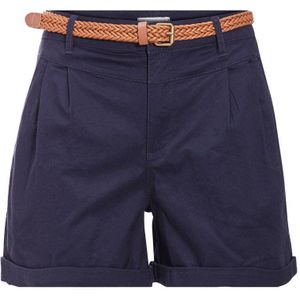 Cache Cache - Korte Broek - Donkerblauw - High Waist - Regular Fit