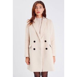 Cache Cache - Mantel - Beige - Met Wol - Dames