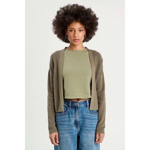 Cache Cache - Vest - Kaki - Dames - 100% Katoen