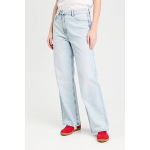 Cache Cache - Wide Leg Jeans - Lichtblauw - Regular Waist