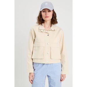 Cache Cache - Spijkerjas - Ecru - Lange Mouwen - Vierkante Hals