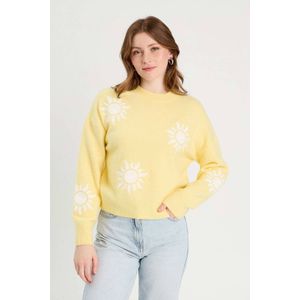 Cache Cache - Gebreide Trui - Geel