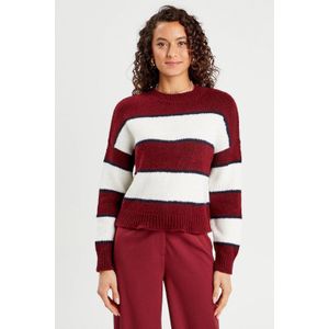 Cache Cache - Gebreide Trui - Donkerrood