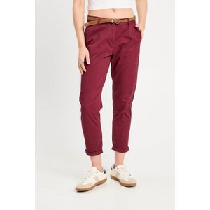 Cache Cache - Chino - Donkerrood - Regular Fit