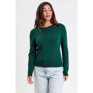 Cache Cache - Gebreide Trui - Donkergroen