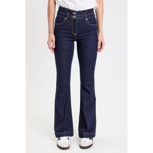 Cache Cache - Flared Jeans - Donkerblauw - Regular Waist