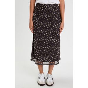 Cache Cache - Midi Rok - Zwart - Polyester