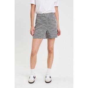 Cache Cache - Korte Broek - Grijs - Regular High Waist - Casual