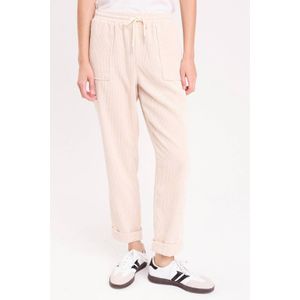 Cache Cache - Corduroy - Casual Broek - Beige - Straight Fit - Regular Waist