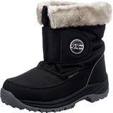 Kickers - Jumpsnow - Laarzen - Zwart - Textiel/Synthetisch - Bontvoering