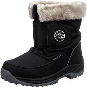 Kickers Jumpsnow WPF Sneeuwschoenen voor kinderen, uniseks, Zwart, 33 EU