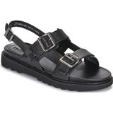 KICKERS - Neosummer - Sandalen - Zwart - Leer