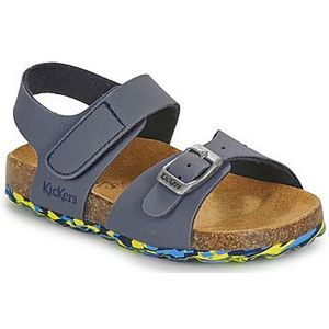 KICKERS Sunkro sandalen voor jongens, Marineblauw, 33 EU