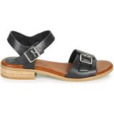 Kickers - Bucidi - Sandalen - Zwart - Leer