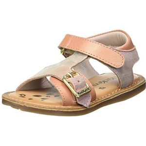 Kickers Summerkro sandalen voor meisjes, Veelkleurig goud camel, 24 EU