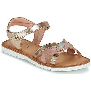 KICKERS - Leren Sandalen - Roze - Leer