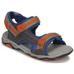 Kickers Platino meisje sandaal, Marineblauw oranje 53, 30 EU