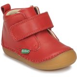 Kickers Sabio uniseks-baby Oxford instapschoen,Rood,23 EU