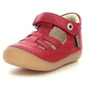 Kickers Sushy Babyschoenen voor kinderen, uniseks, Rood, 26 EU