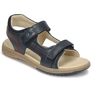 Kickers Platino Open teen sandalen voor heren, Blauwe Marine 10, 37 EU