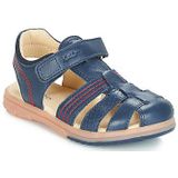 Kickers - Platinium - Sandalen - Navy - Bovenmateriaal: Leer
