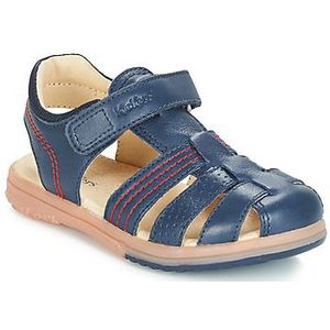 Kickers Platinium sandalen voor baby's, Blauwe Marine 10, 34 EU