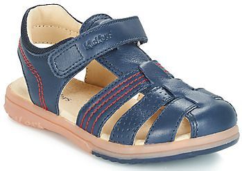 Kickers - Platinium - Sandalen - Navy - Bovenmateriaal: Leer