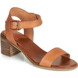 Kickers Dames Volou Enkelband Sandalen, Bruin Camel 114, 19 EU