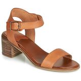 Kickers Dames Volou Enkelband Sandalen, Bruin Camel 114, 19 EU