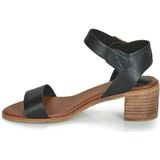 KICKERS - Volou - Sandalen - Zwart - Leer - Gespsluiting
