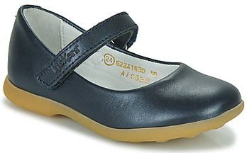 KICKERS - Ambellie - Ballerina's - Blauw - Leer