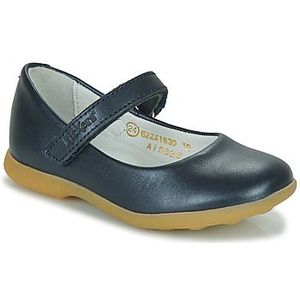 Leren ballerina's Ambellie KICKERS. Leer materiaal. Maten 32. Blauw kleur