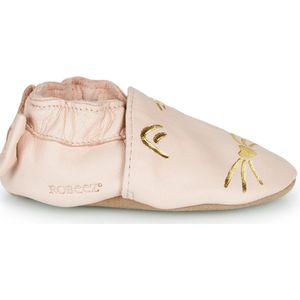 Robeez - Goldy Cat - Pantoffels - Roze - Leer - Plantaardig Gelooid