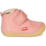 KICKERS - Sabio - Nette Schoenen - Roze - Leer - Klittenband Sluiting