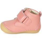 KICKERS - Sabio - Nette Schoenen - Roze - Leer - Klittenband Sluiting
