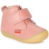 KICKERS - Sabio - Nette Schoenen - Roze - Leer - Klittenband Sluiting