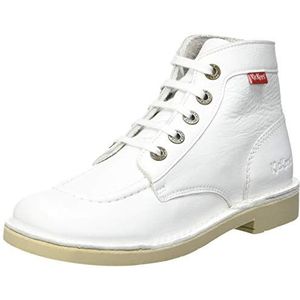 Kickers Kick Col enkellaarsjes voor dames, blanc, 37 EU