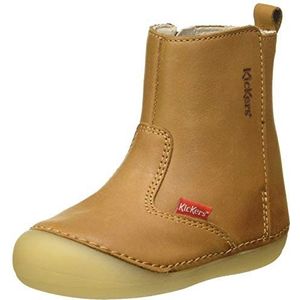 Kickers Socool laarzen voor meisjes, camel clair, 26 EU