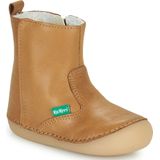 KICKERS - Socool - Kuitlaarzen - Licht Camel - Leer