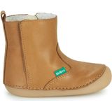 KICKERS - Socool - Kuitlaarzen - Licht Camel - Leer