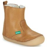 KICKERS - Socool - Kuitlaarzen - Licht Camel - Leer