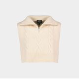 A.p.c., Round-neck Truien Beige, Dames, Maat:ONE Size