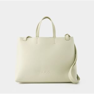 A.p.c., Kleine Shopper Tas - Synthetisch - Beige Beige, Dames, Maat:ONE Size