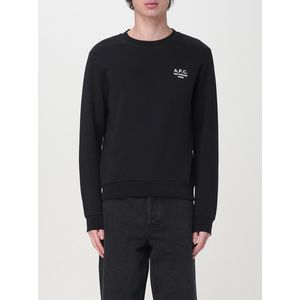 A.p.c., Heren, Sweatshirts & Hoodies, Zwart, Maat: L Katoen,