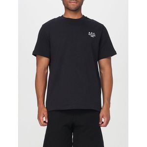 A.p.c. - Standard Rue Madame - T-shirt - Zwart - 100% Katoen