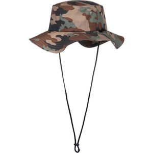 Quiksilver - Bushmaster Safari Boonie Hoed - Camo - Katoen
