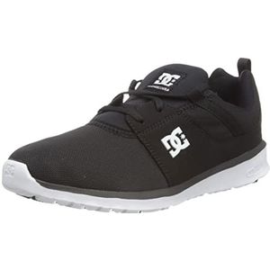DC Shoes Heathrow M, lage sneakers, voor heren, Zwart Zwart Wit