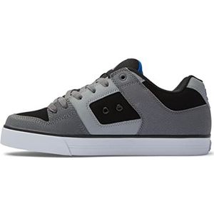 DC Shoes Pure sneakers voor heren, zwart/grijs/blauw, 39 EU, Black Grey Blue, 39 EU